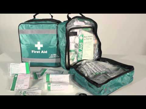 First Aid Grab Bag British Standard Compliant 1 to 10 People