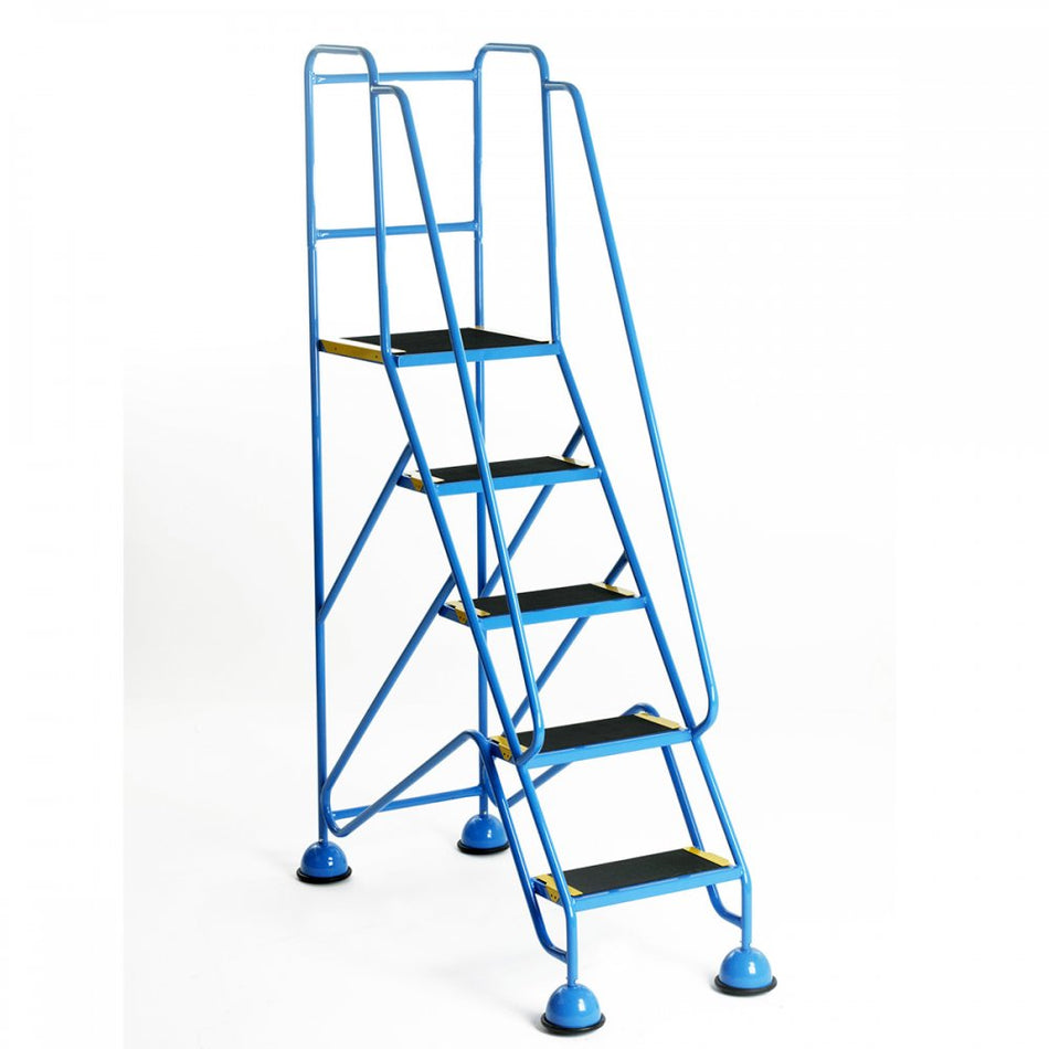 Classic Plus Colour Steps with 5 Tread Clamps Rubber Treads