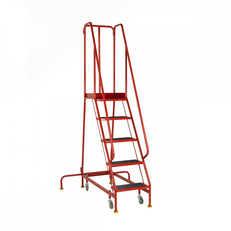 BS Narrow Aisle Spring Loaded 4 Stepss Rubber Treads to BS EN131-7