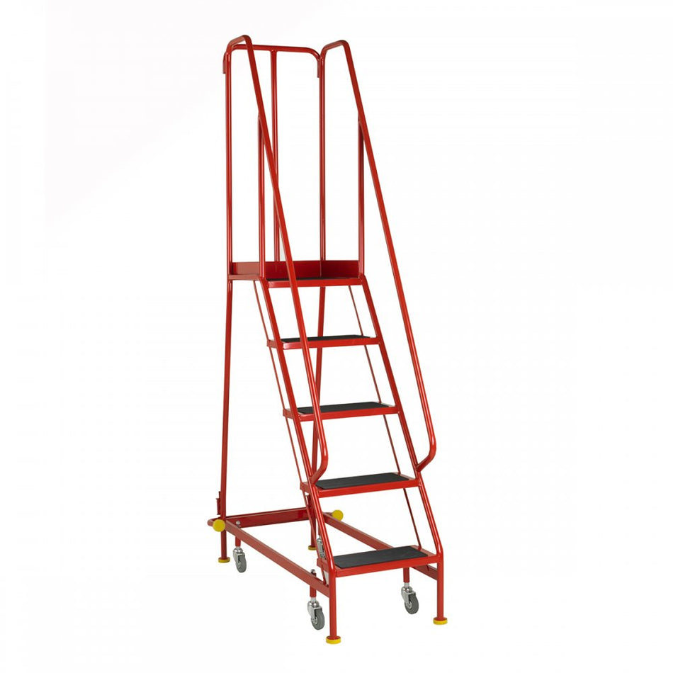 BS Narrow Aisle Spring Loaded 5 Steps Anti-Slip Treads to BS EN 131-7