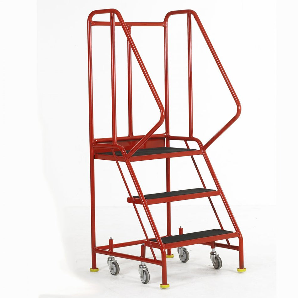 Premier Commercial 3 Steps with Retracting Castors