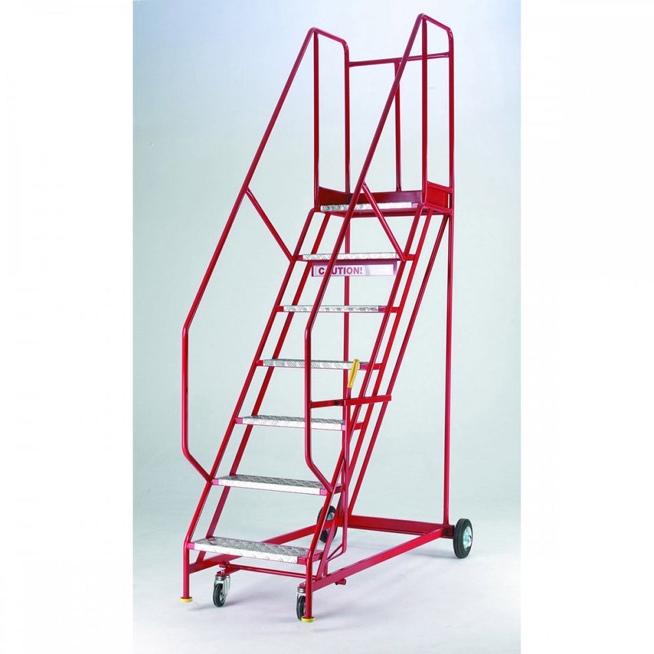 Quality Red Range Mobile 11 Steps with Handlock Anchorage