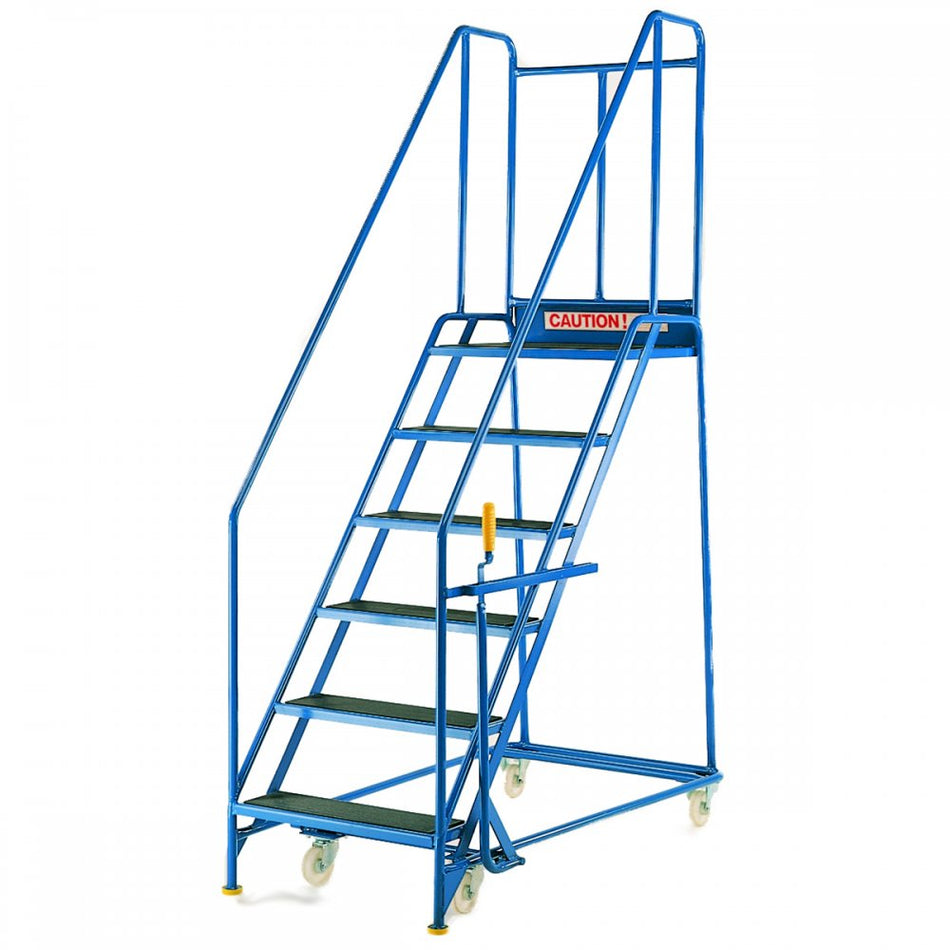 Quality Blue Range Steps with Handlock Anchorage 610mm W Treads 4 to 12 Steps