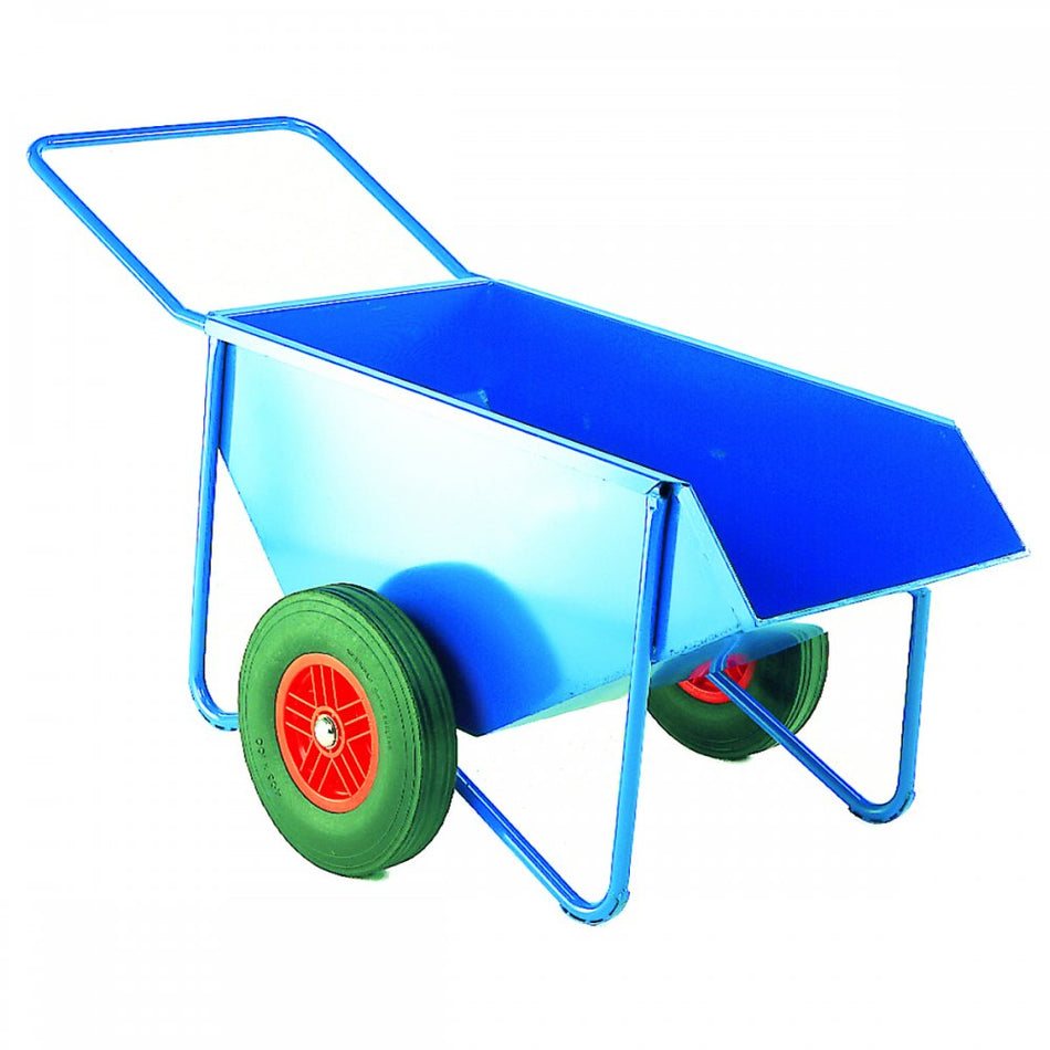 Wheelbarrow Skip with Solid or Pneumatic Tyres