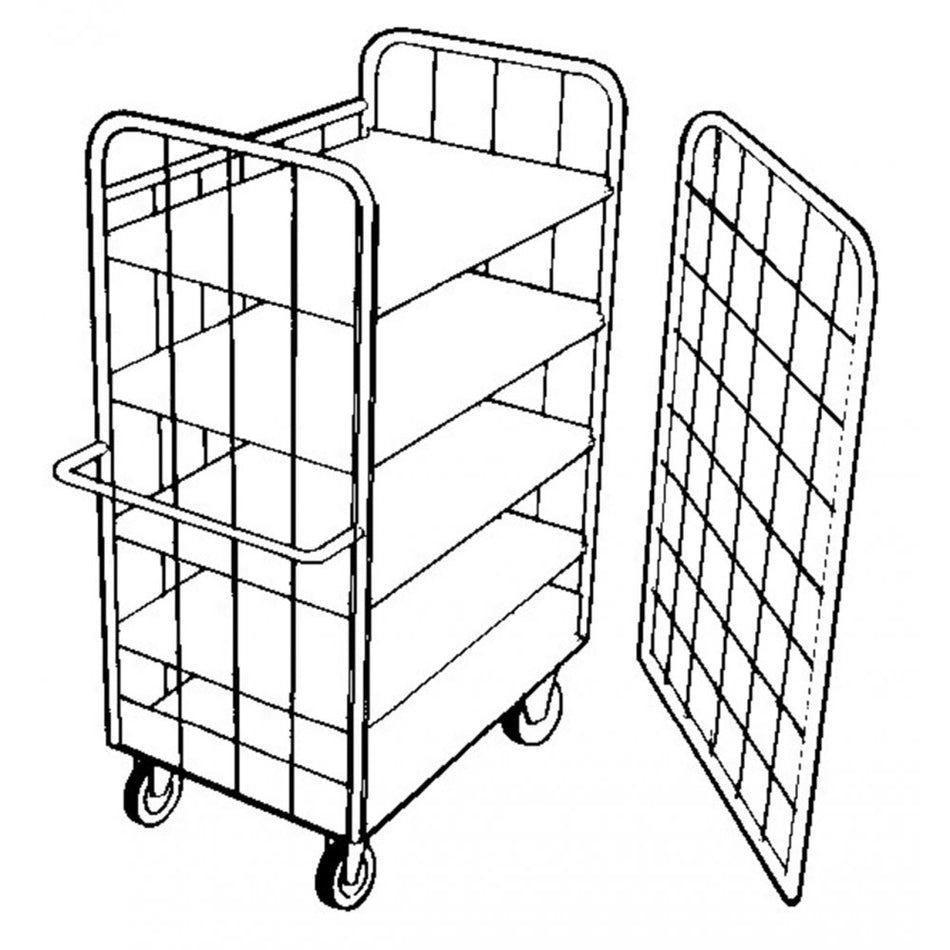 Shelf Truck with Rod Superstructure