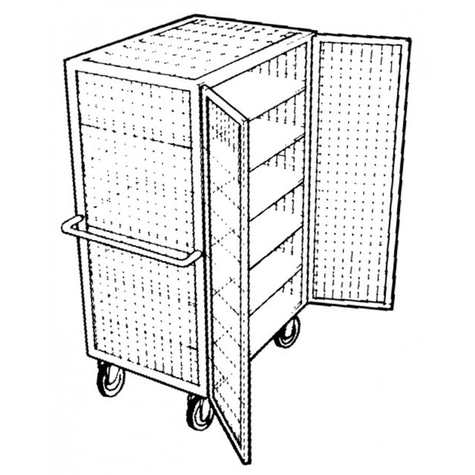 Shelf Truck with Mesh Superstructure
