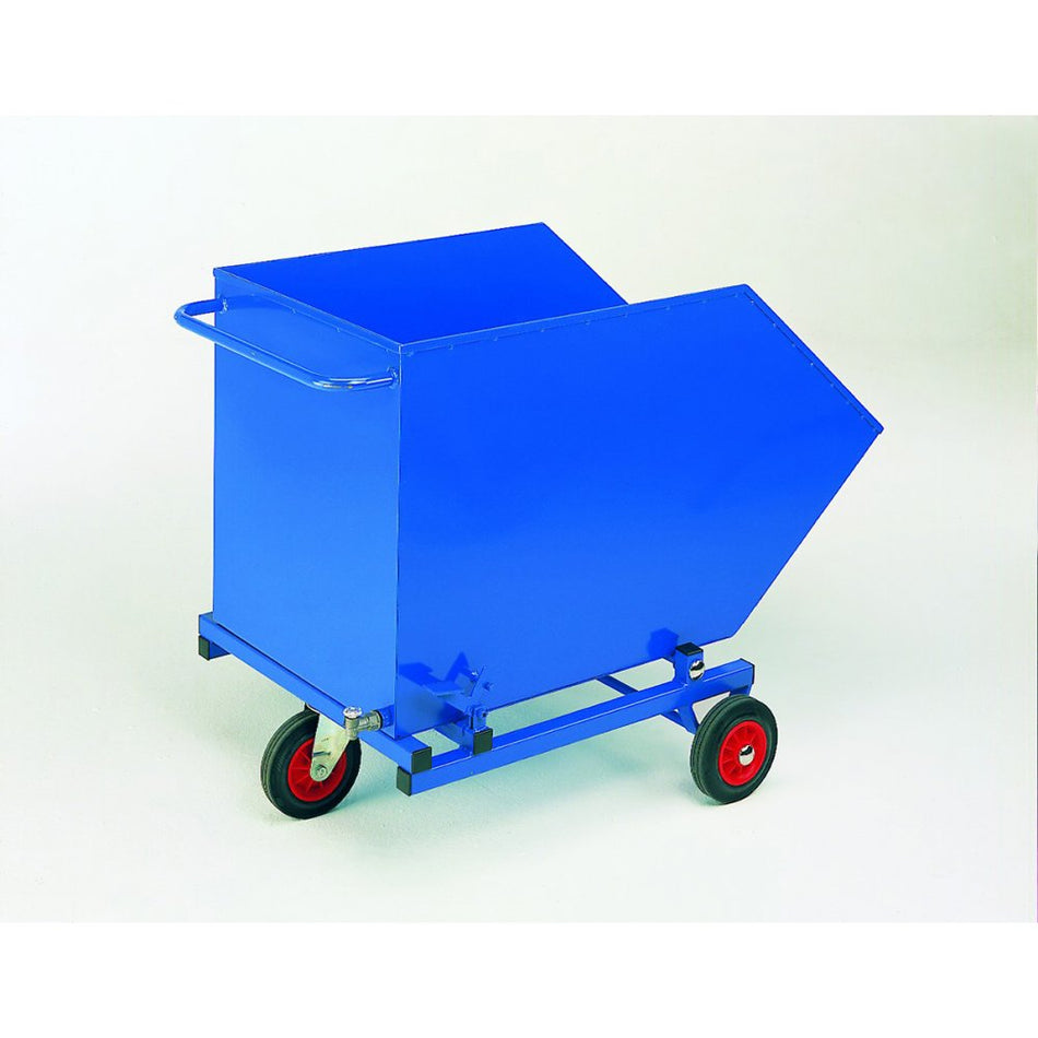 Tilting Skip Bin with Perforated Base & Drain Tap