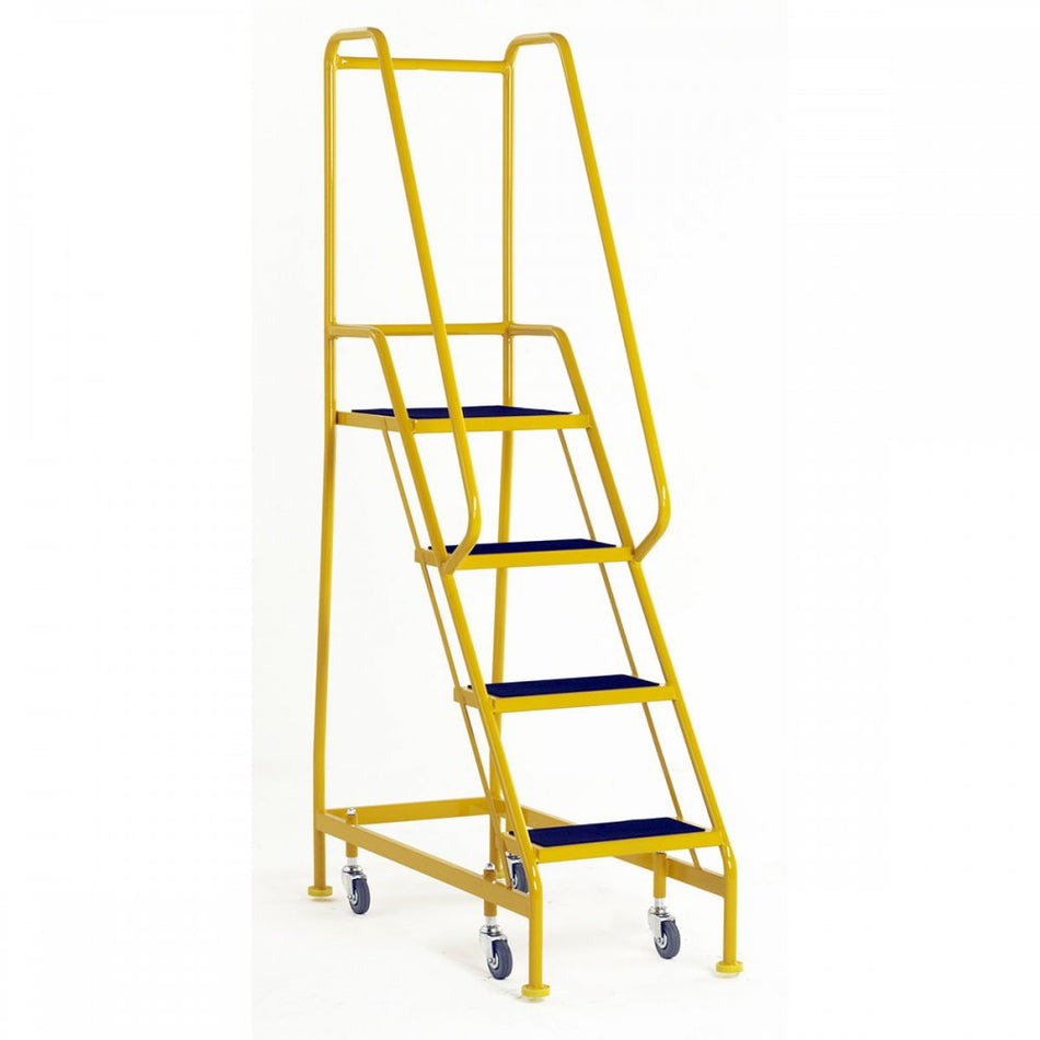 Narrow Aisle Spring Loaded 4 Steps Anti-Slip Treads