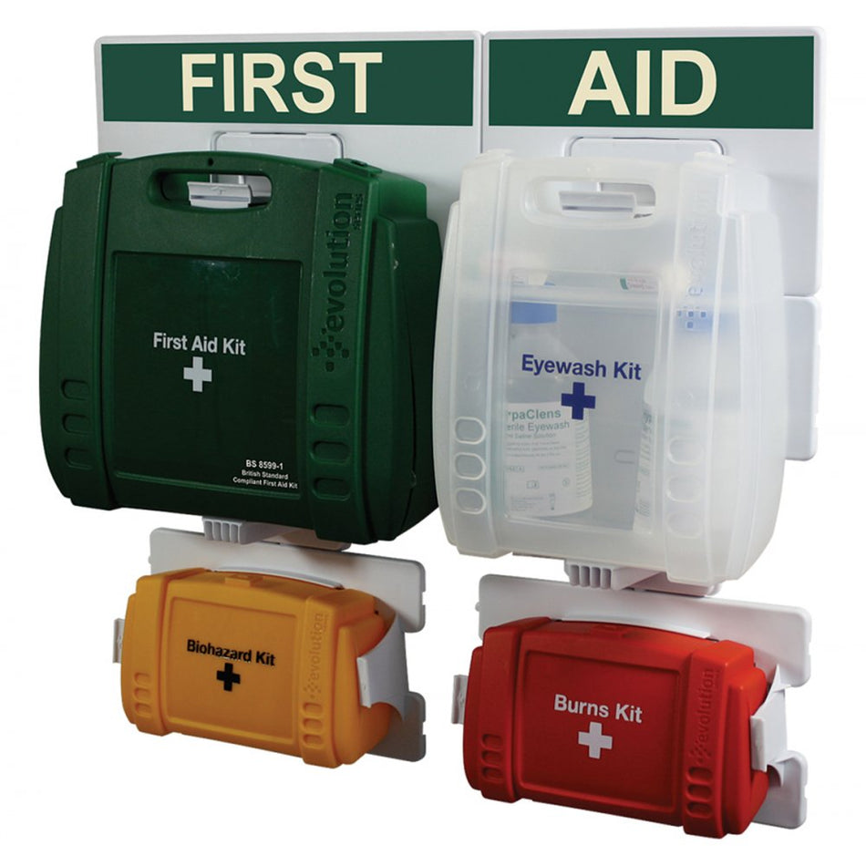 Workplace Complete First Aid Point British Standard Evolution Case 1 to 50 People