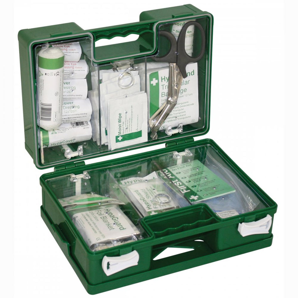 Catering Deluxe First Aid KitBritish Standard Compliant 1 to 50 People