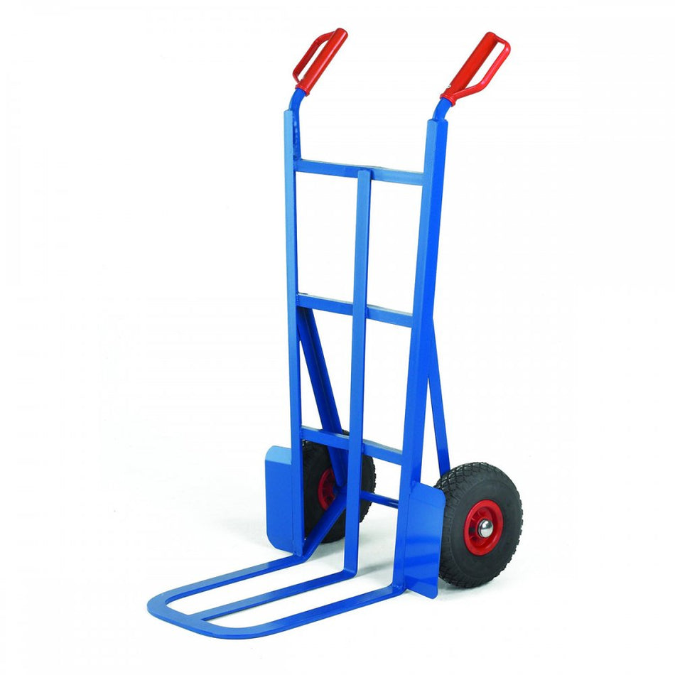 305mm Toe Traditional Splay Back Sack Truck Solid Tyres Capacity 200kgs