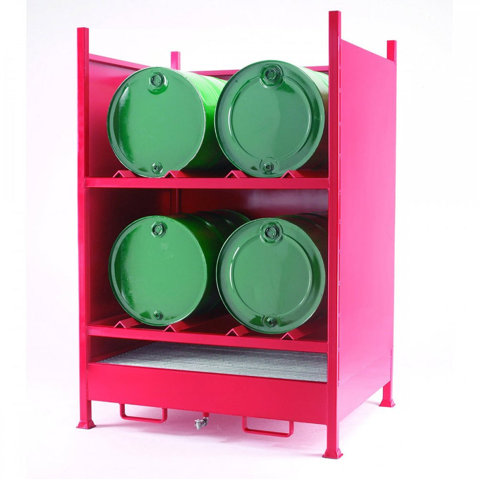 Fully Enclosed Drum Sump - 4 Horizontal Drums