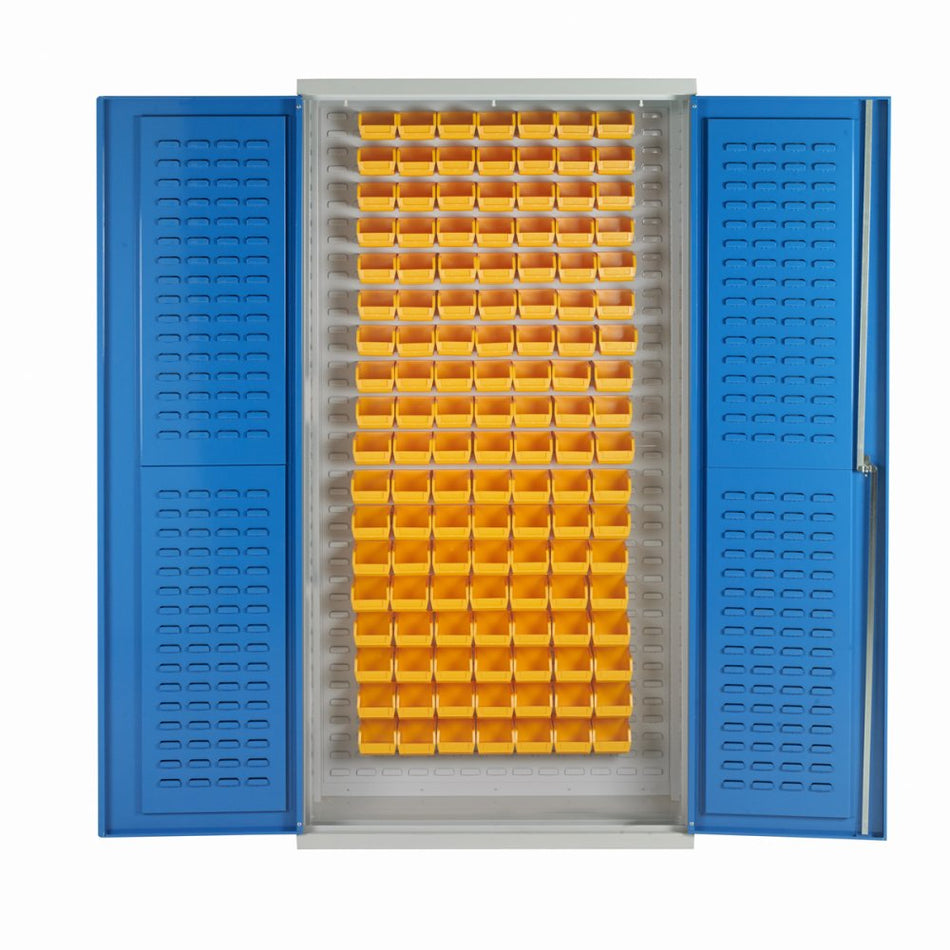 126 Bin Cabinets with Louvre Supports 2000h x 1000w x 500dmm