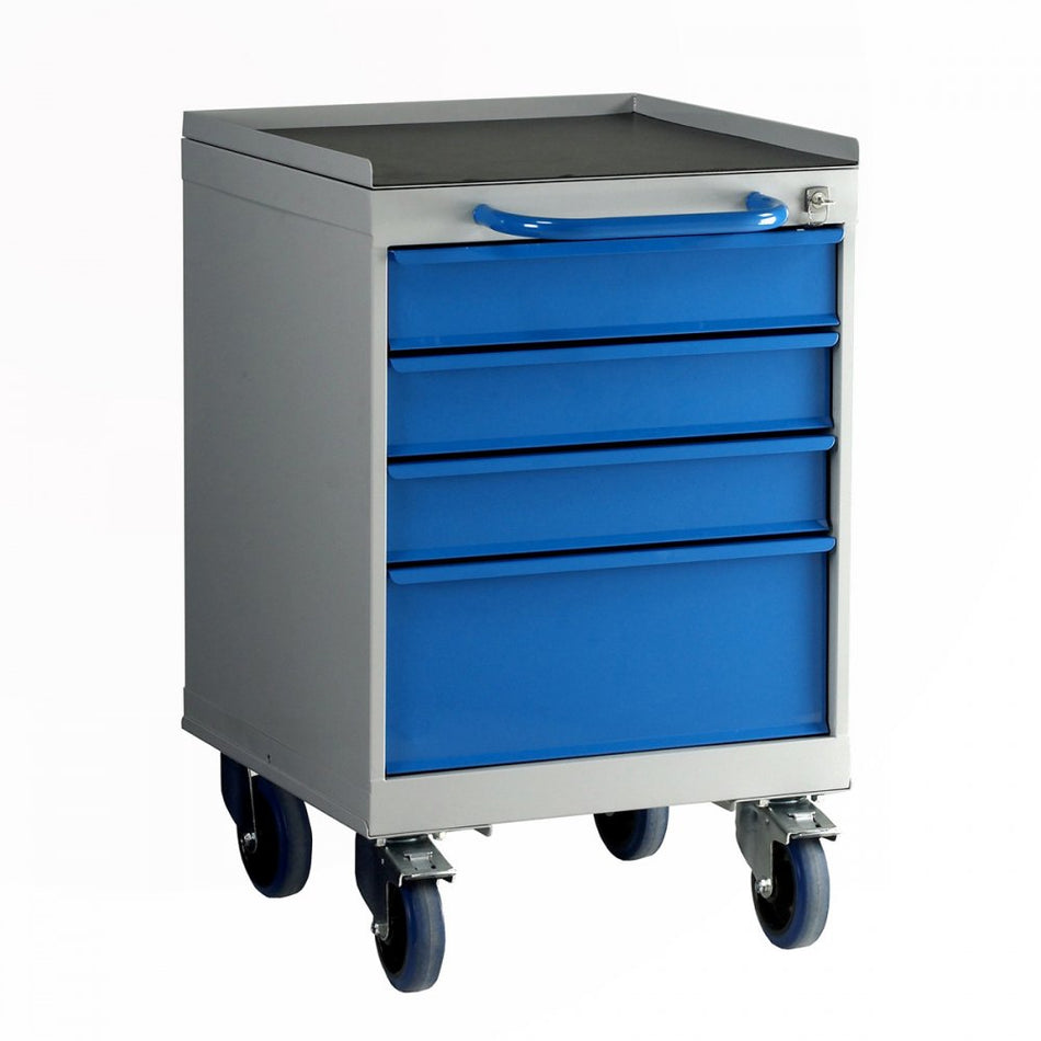 4 Drawer Mobile Drawer Unit 600mm High