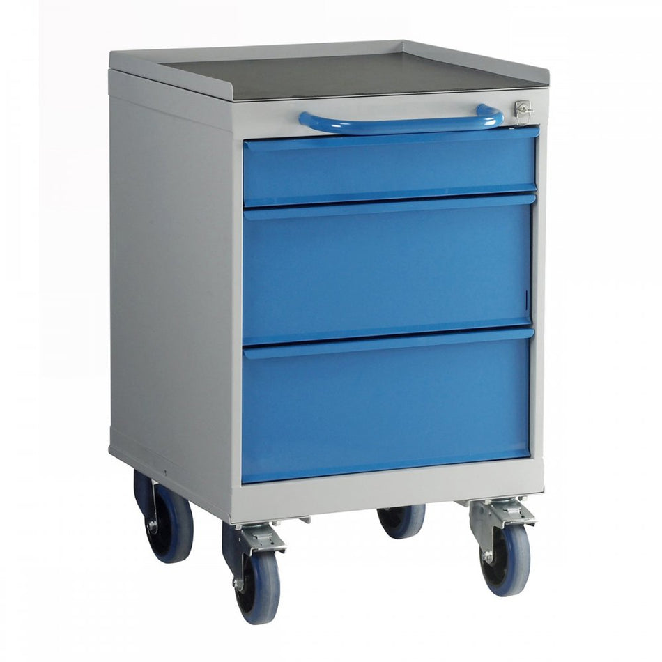 3 Drawer Mobile Drawer Unit 600mm High