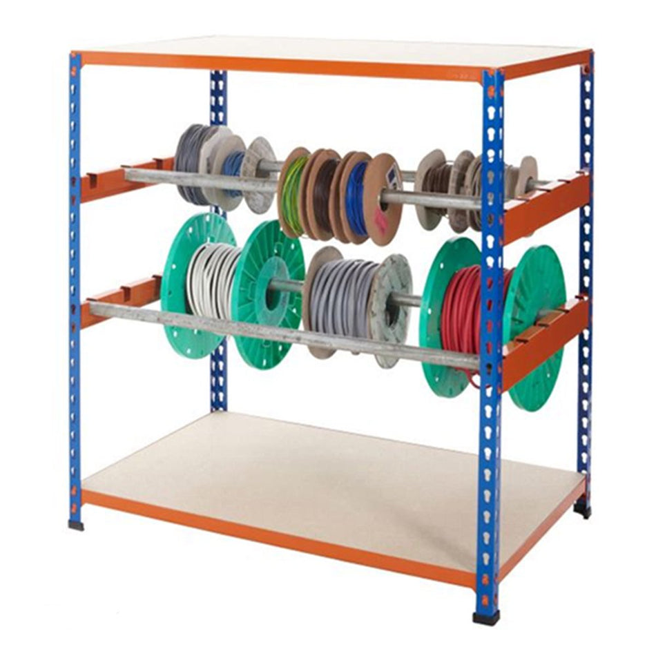 PQ500 Reel Racks - Blue and Orange 1000mm or 1980mm high