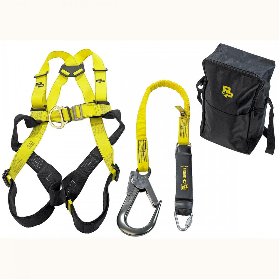 Scaffolding and Fall Arrest Harness & Lanyard Deluxe Kit