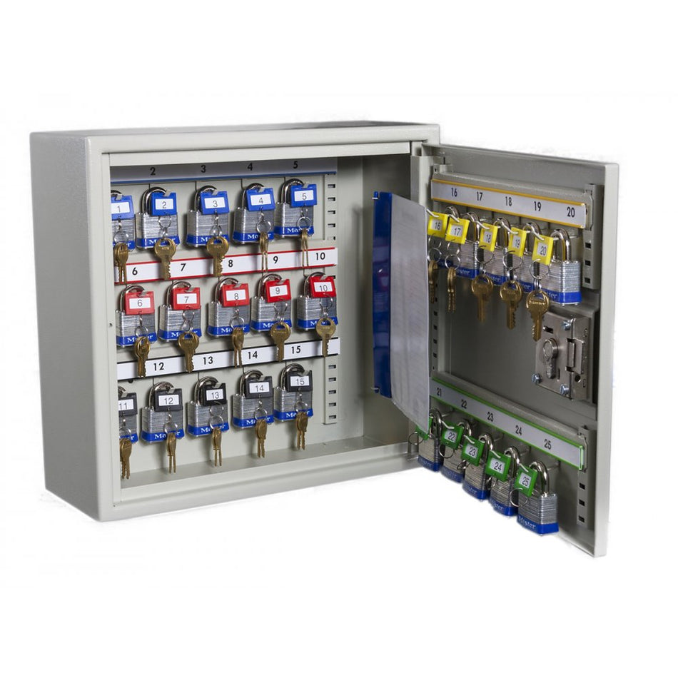 Padlock Key Storage Cabinets - Extra Security 50 to 600 Keys