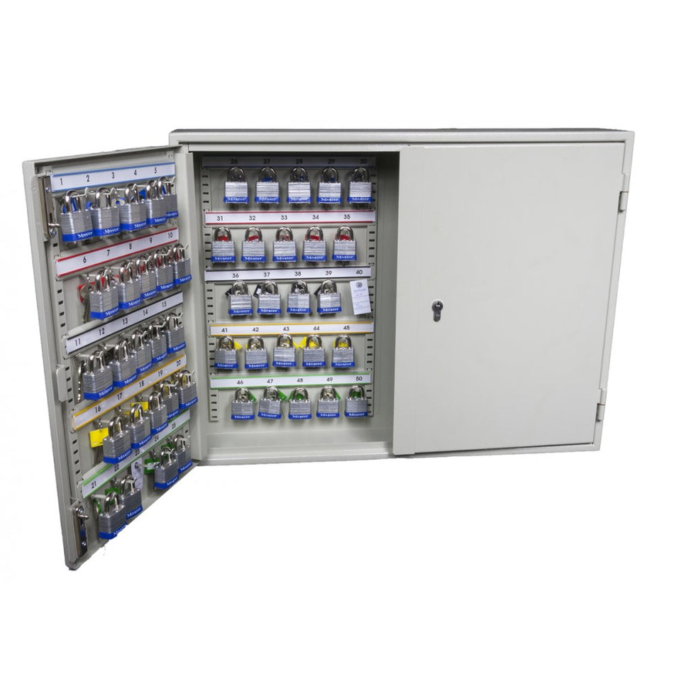 Padlock Key Storage Cabinets - Extra Security 50 to 600 Keys
