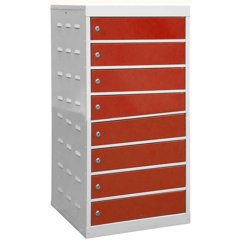 Laptop Storage Locker 8 Compartments 500mm wide -with/without door