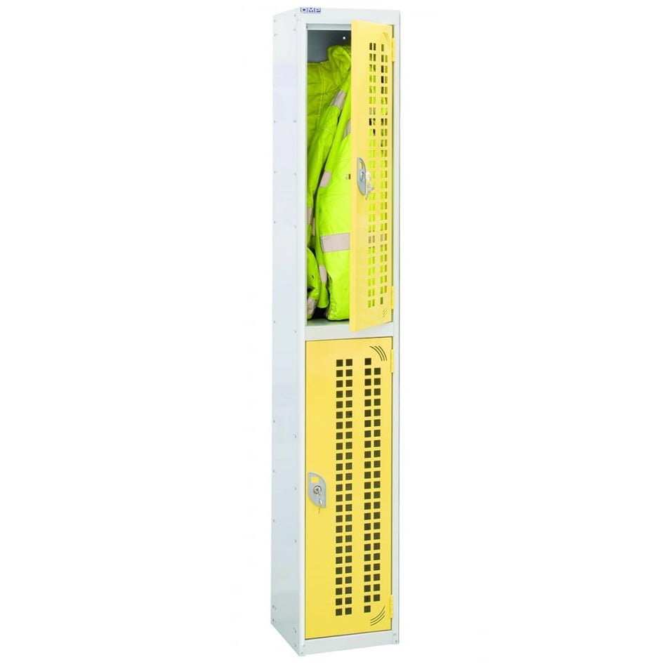 Perforated Door Locker 2 Compartment
