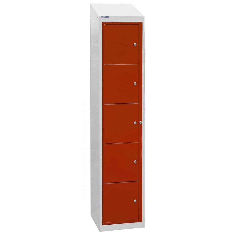 Flat Garment Locker 5 Compartments