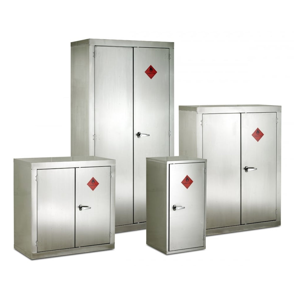 Stainless Steel Hazardous Substance Storage Cabinets