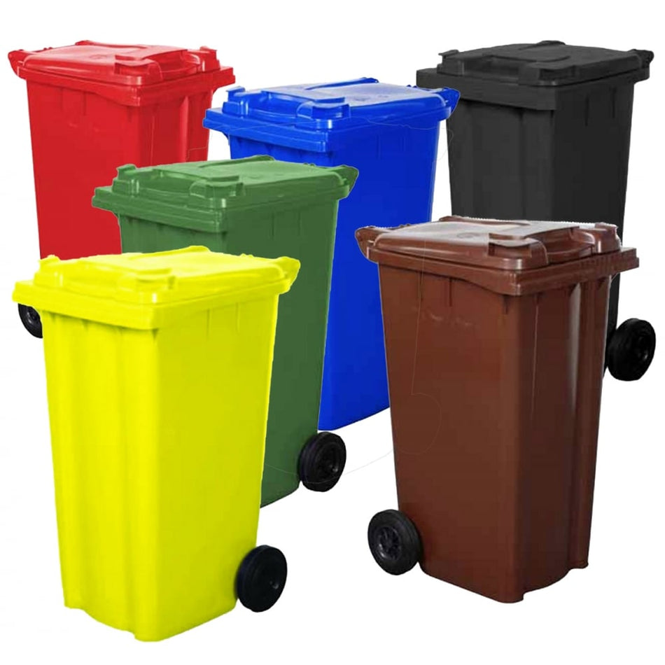 240 Litre Wheelie Bin in 6 Colours