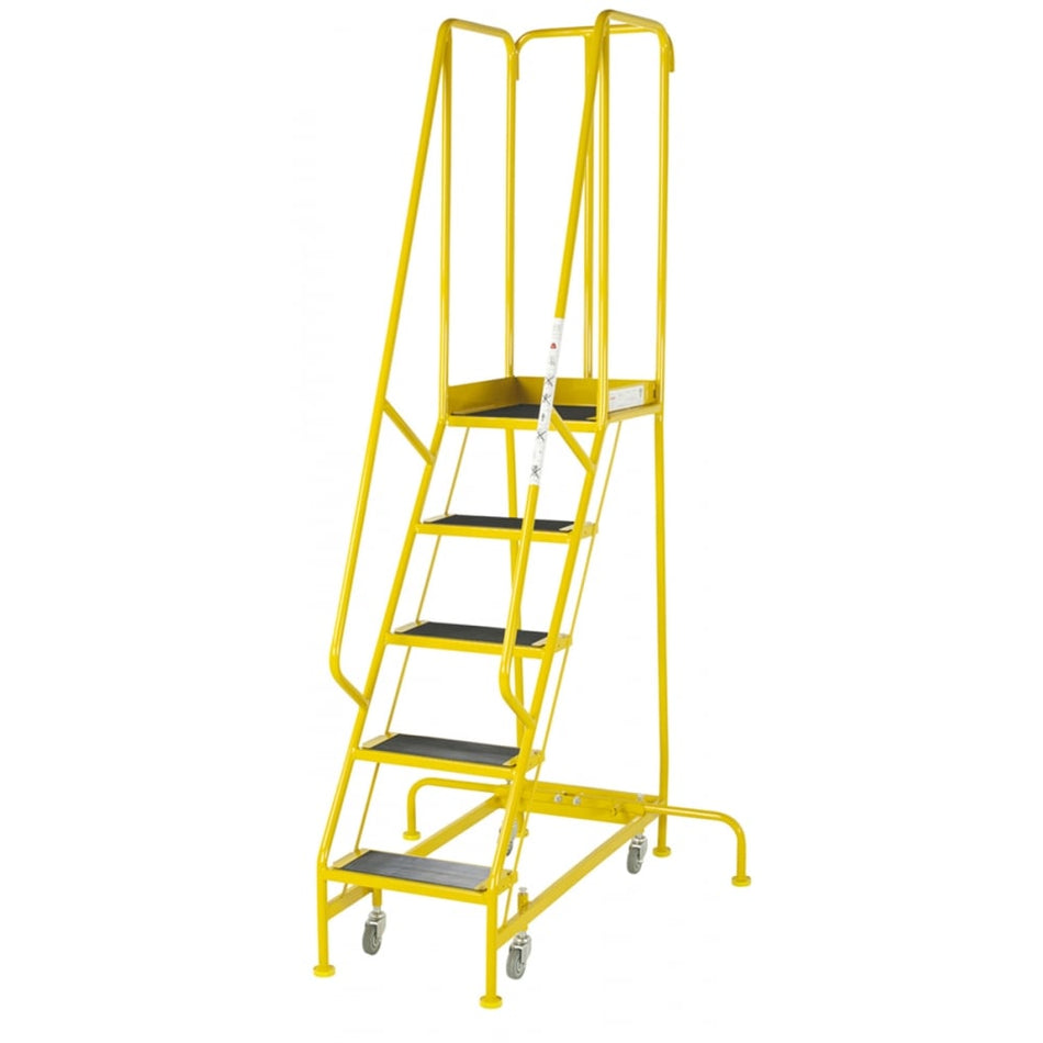 BS Narrow Aisle Spring Loaded 5 Steps Rubber Treads to BS EN 131-7