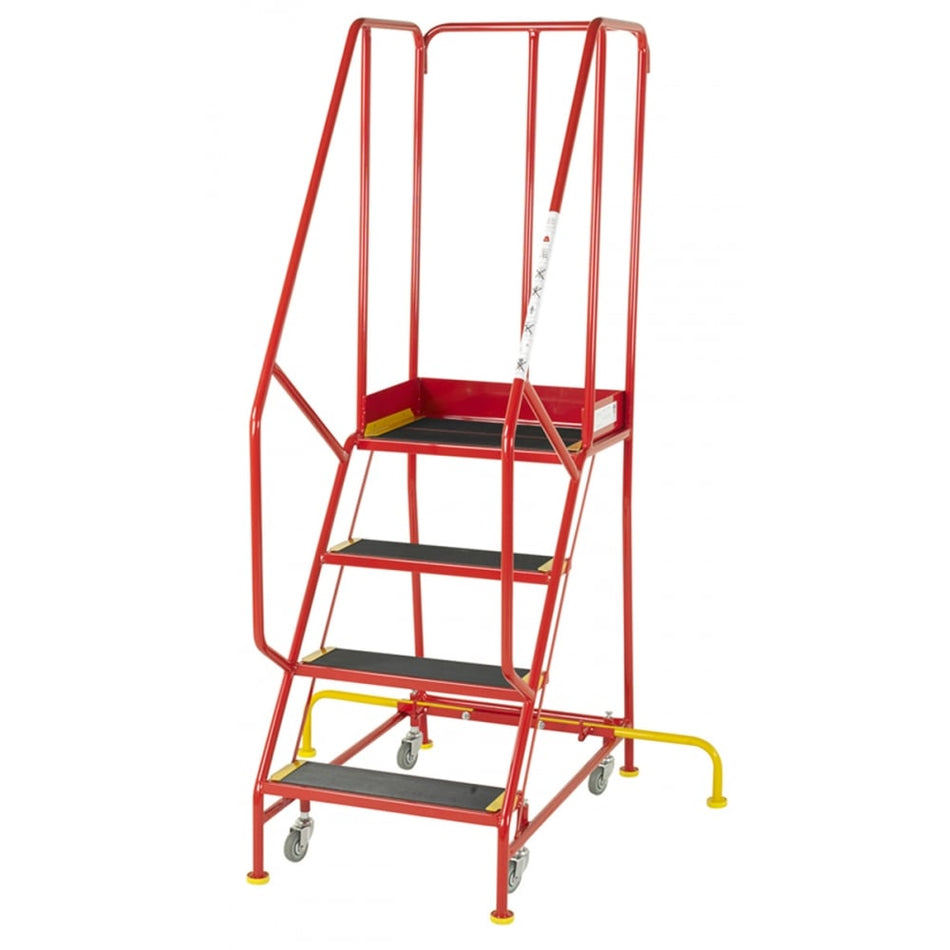 BS Premier Commercial 4 Steps with Retracting Castor to BS EN 131-7