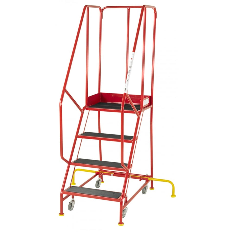 BS Premier Commercial 4 Steps with Retracting Castor to BS EN 131-7