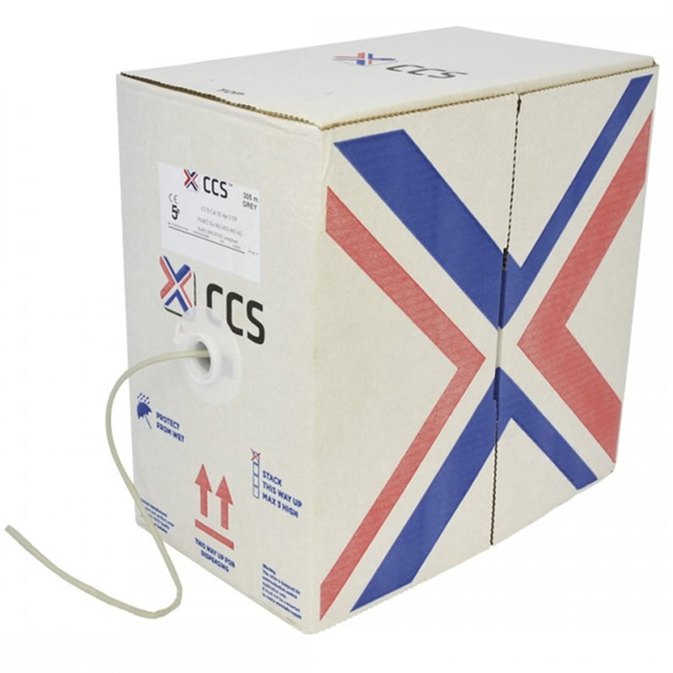 Connectix Cat 6 Solid Cable, 305m Colour Grey PVC or Violet LSOH