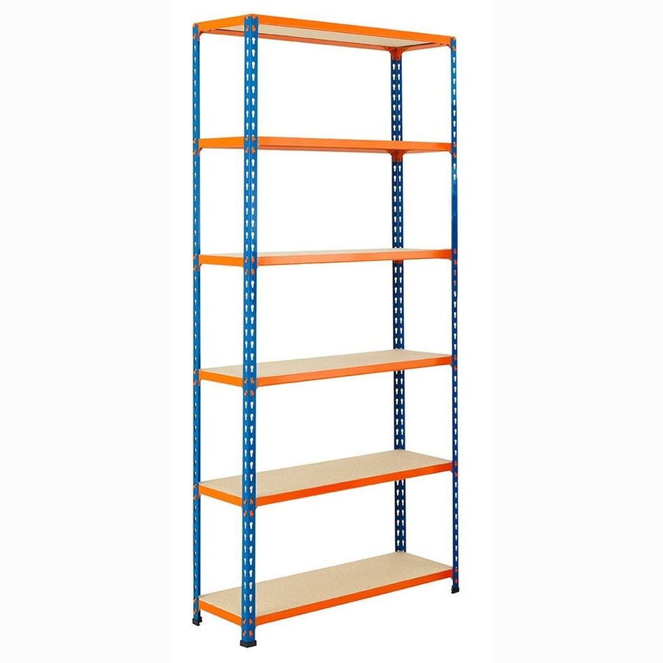 High Shelving with Chipboard Shelves 1980mm High 100 to 300KG UDL