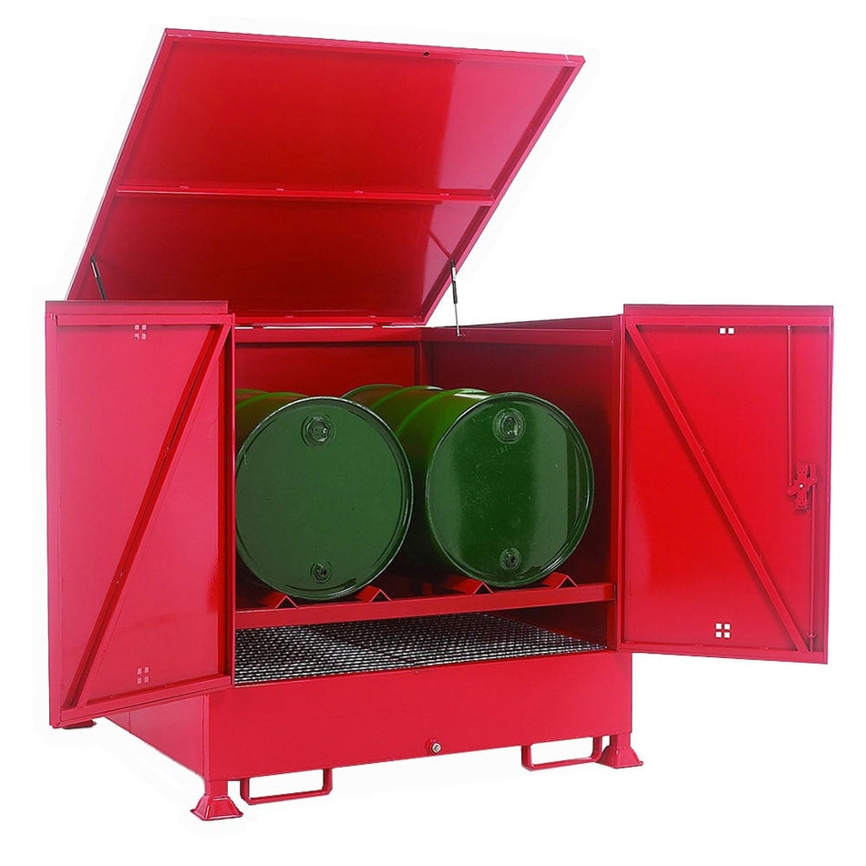 Fully Enclosed Drum Sump - 2 Horizontal Drums