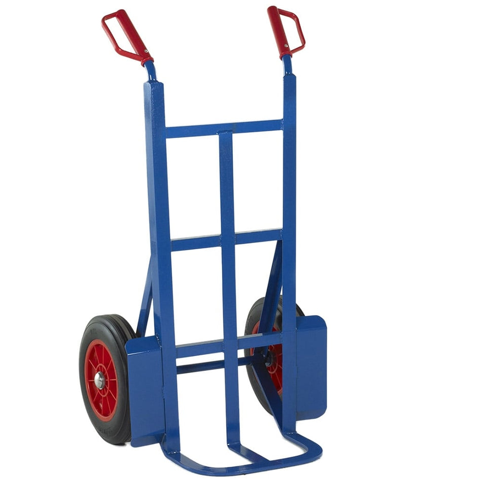 230mm Toe Rough Terrain Sack Truck Solid Tyres Capacity 350kgs