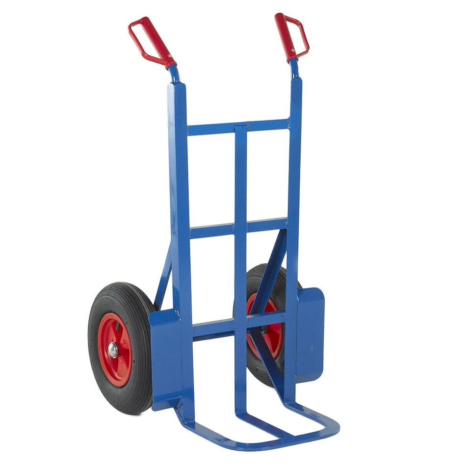 305mm Toe Rough Terrain Sack Truck Pneumatic Tyres Capacity 350kgs