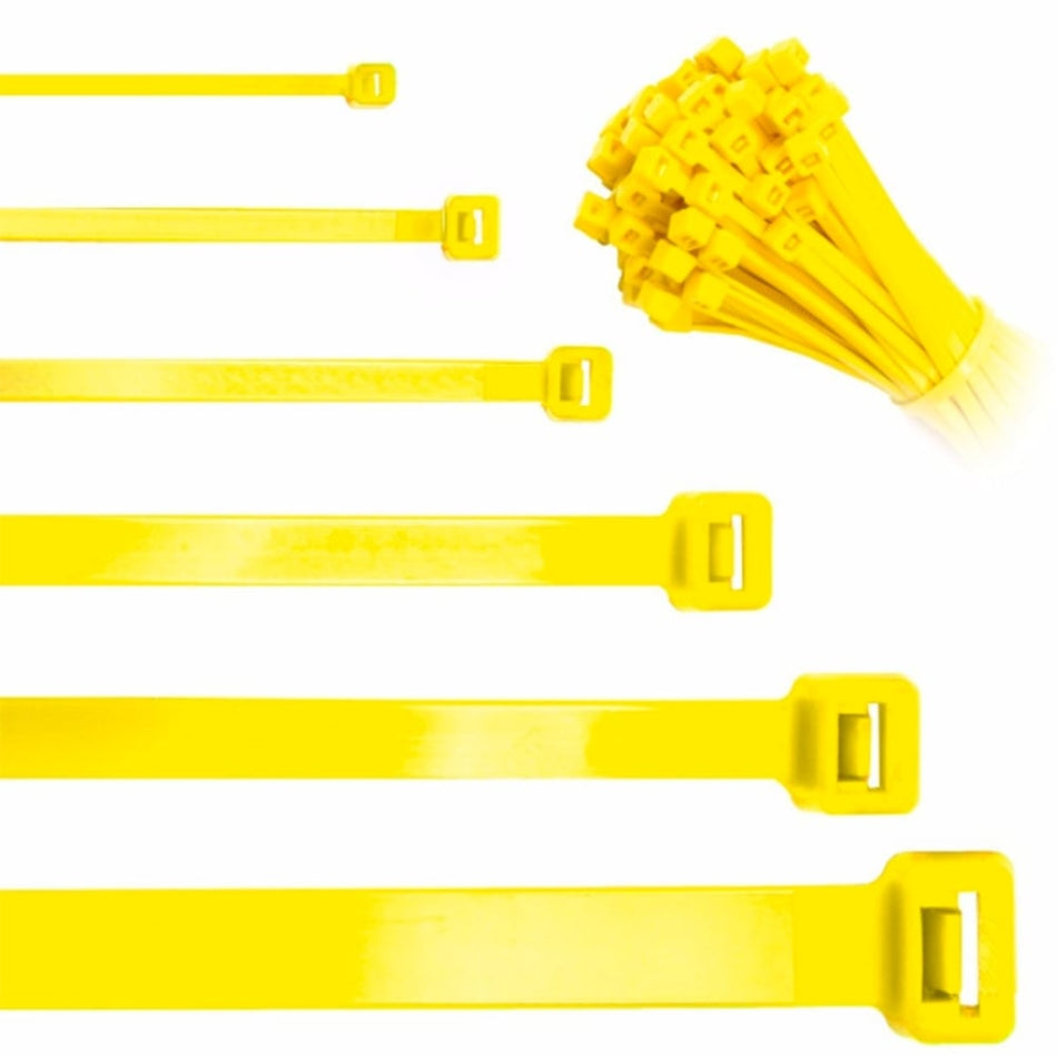 Nylon Cable or Zip Ties - Colour Yellow 760 x 9mm