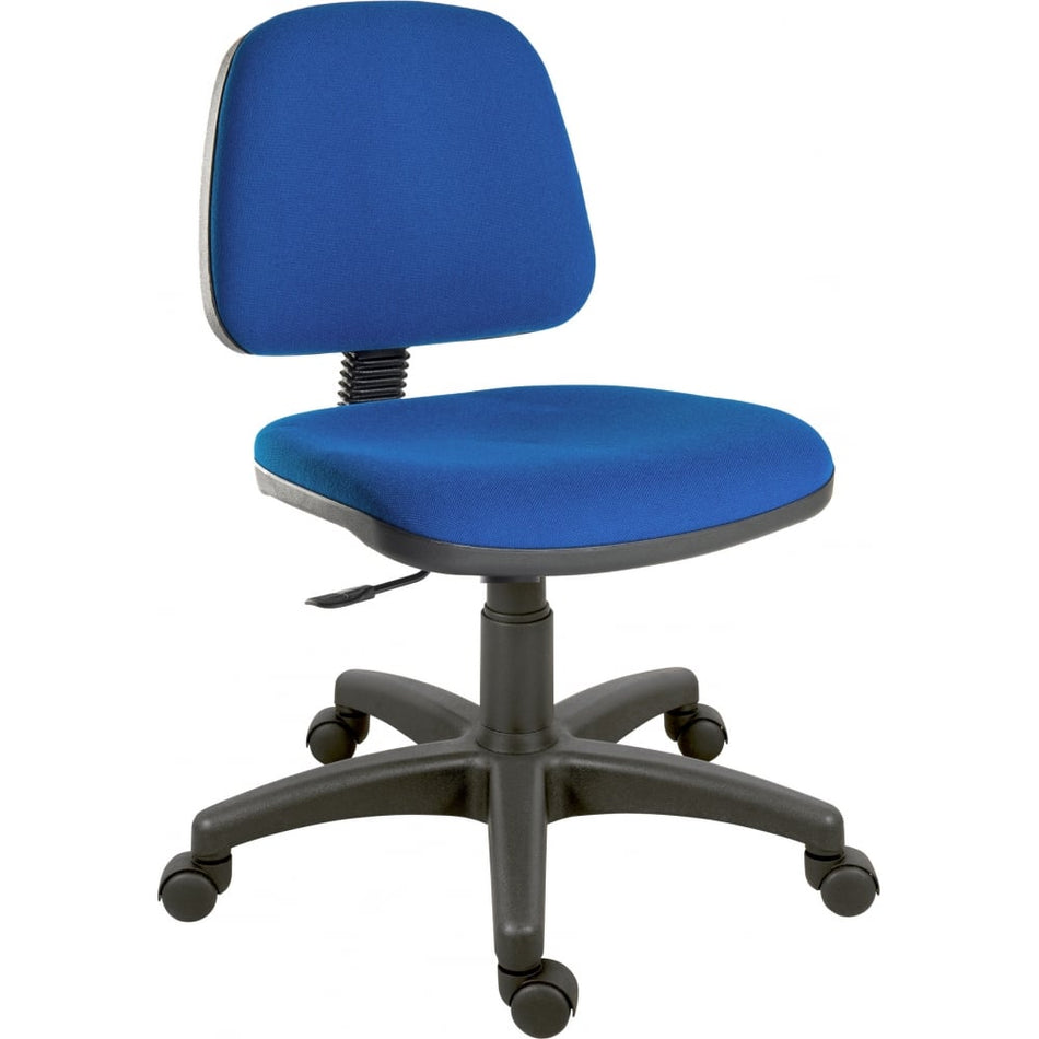 Ergo Operator Chair in Black or Blue Fabric