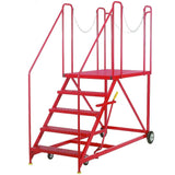 Easy Rise Steps with Truck/Dock Platform 4 to 8 Steps Galvanised or Epoxy