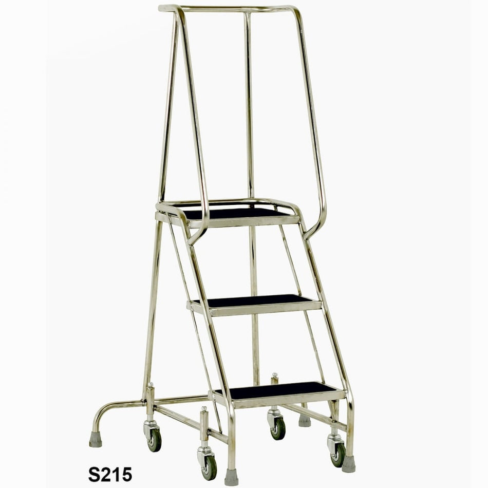 Stainless Steel Spring Loaded Mobile 3, 4 and 5 Steps Anti-Slip Treads