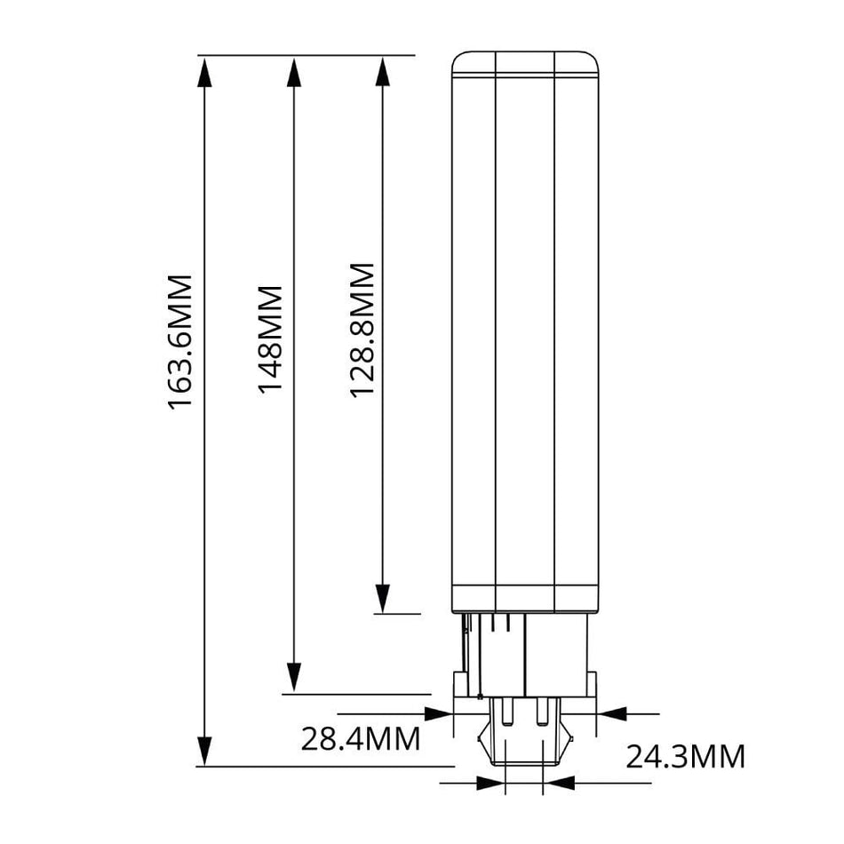 LED 9w=18w Retorfit Compact Flourescent, Warm or Daylight