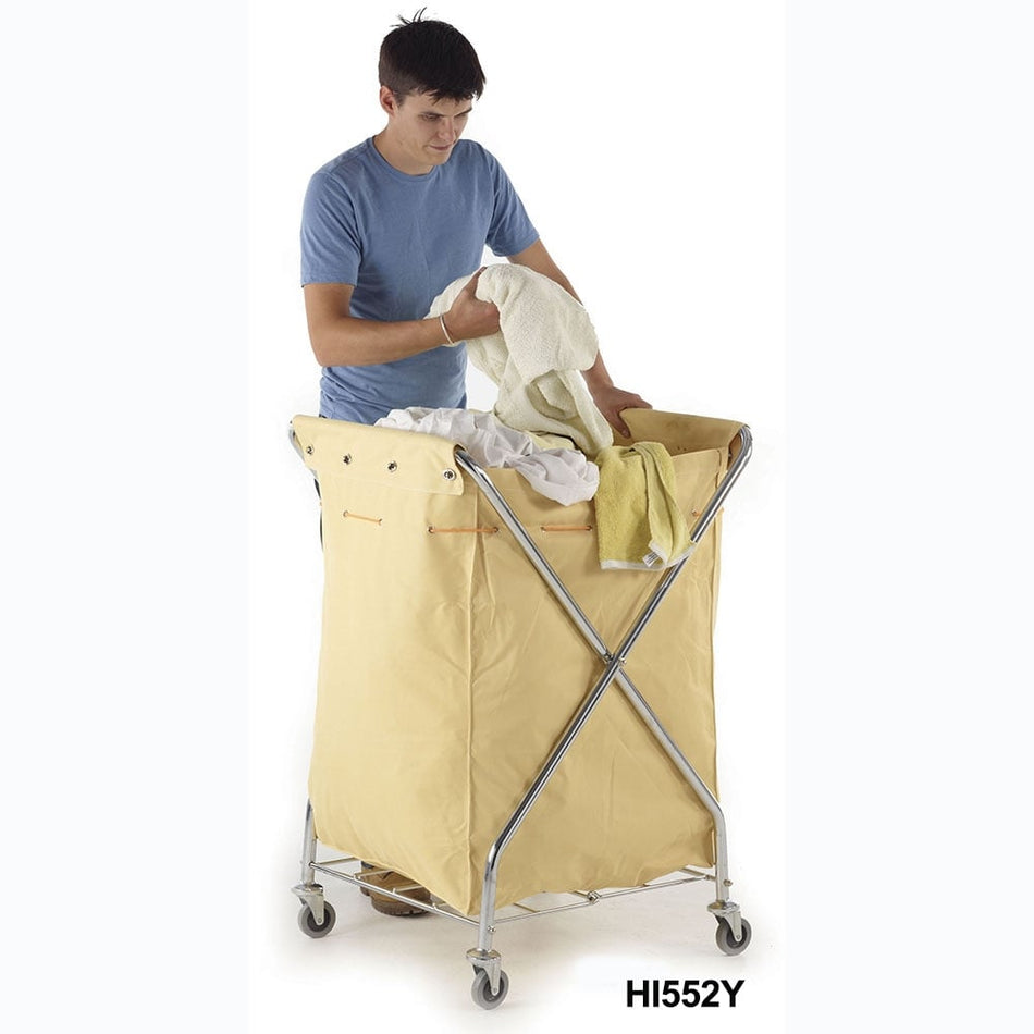 Housekeeping Foldable Steel Laundry Trolleys
