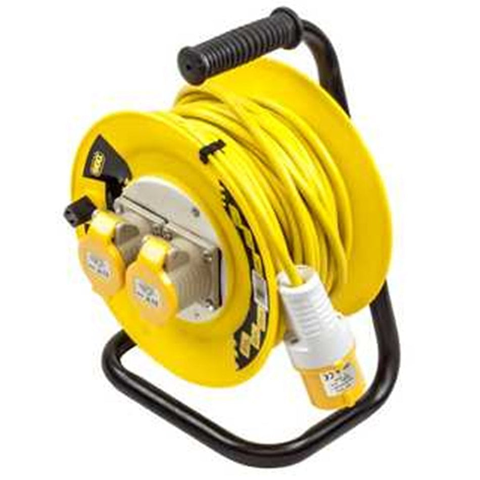 ENGEX 25M 110V Quality Extension Reel 2 Gang EN60309