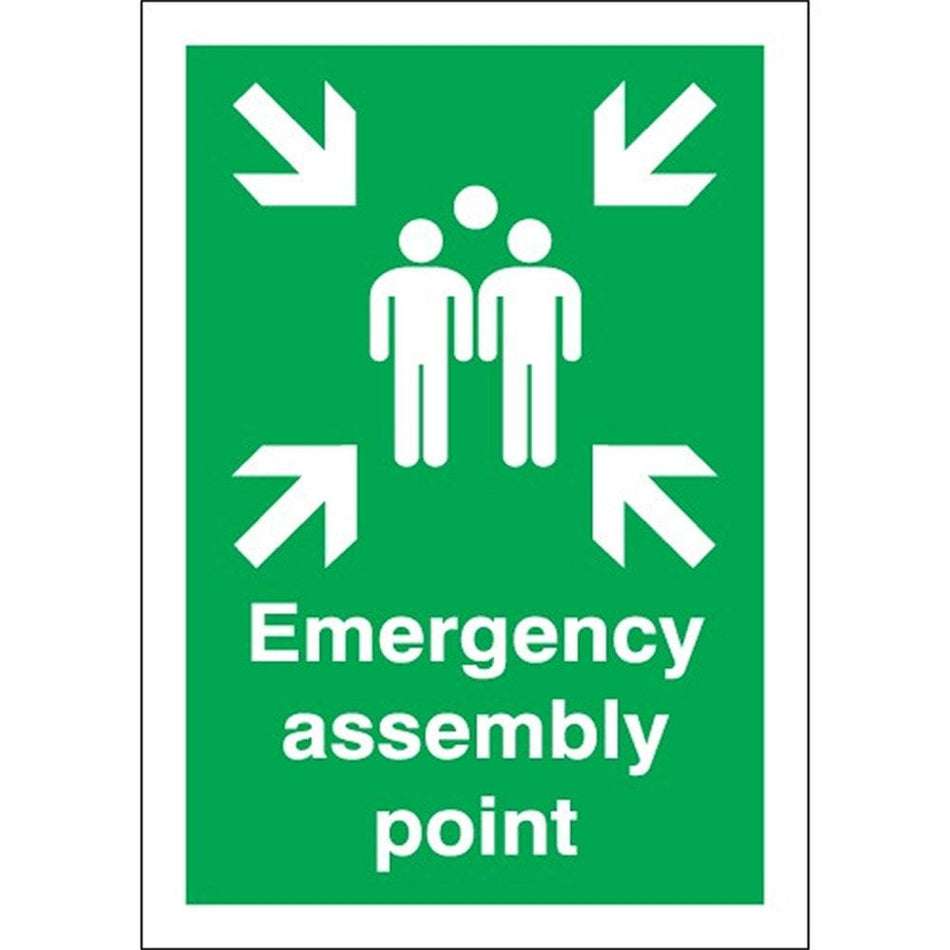 A4 Emergency Assembly Point Rigid Plastic