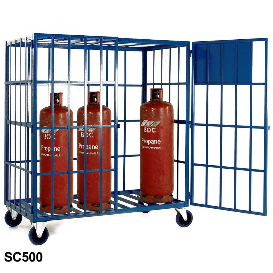 Gas Cylinder Storage Cages Static or Mobile