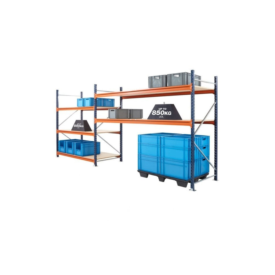 HD Longspan Extension 2m High x 600mm Depth choice of 6 widths up to 1000kg UDL