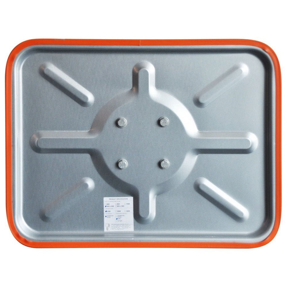 External HD Stainless Steel Safety Traffic Mirror 600 x 450mm and Optional Galvanisedpost