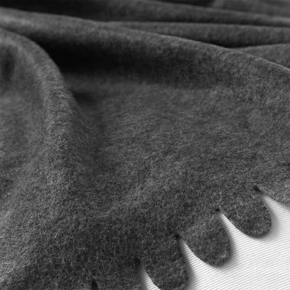 Polar Fleece Super Warm Blanket Size 130cm x 170cm - Grey