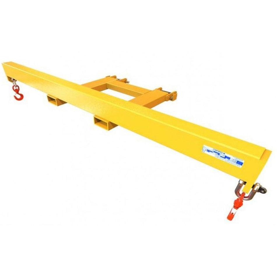Fork Mounted Spreader Beams Up to 2m width Capacity 1000 and 2000kgs