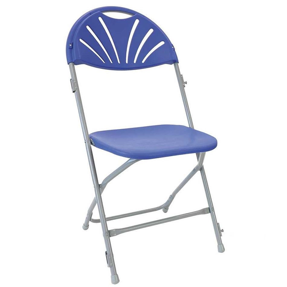 Tough Plastic Folding Chair with Fan Back ideal for Education and Church Halls (Packs of 4)